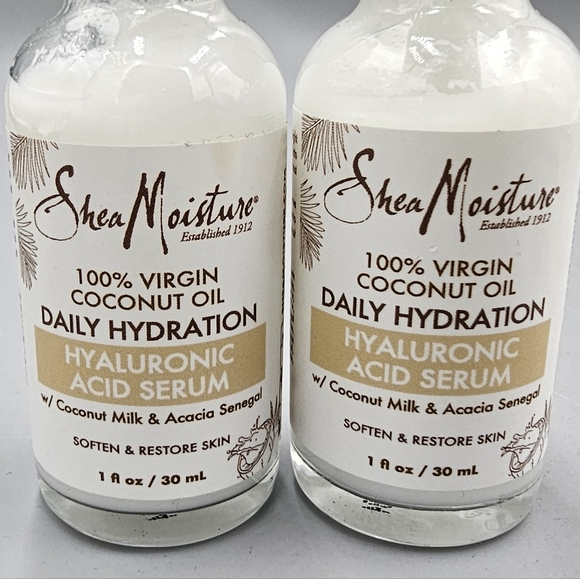 2x Shea Moisture 100% Virgin Coconut Oil Hyaluronic Acid Serum - Picture 2 of 3